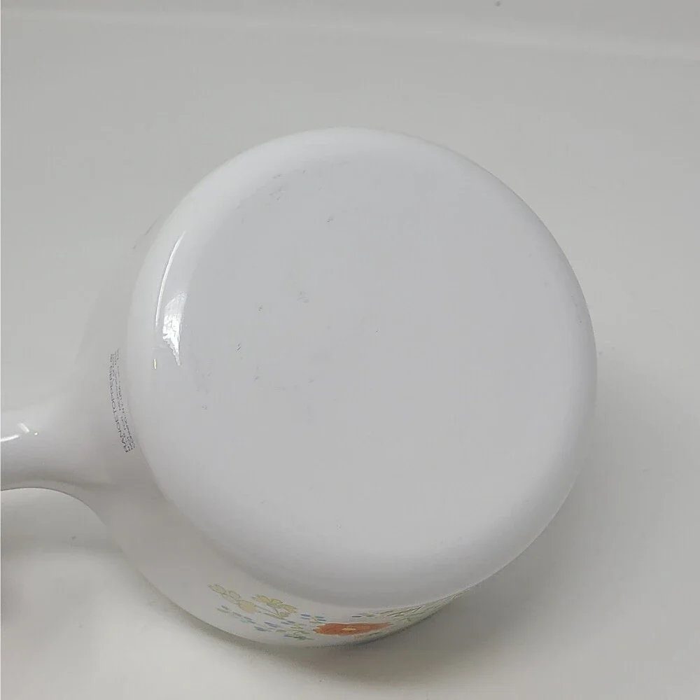 Vintage Corning Rangetoppers  2 1/2 Quart Saucepan Wildflower With Lid